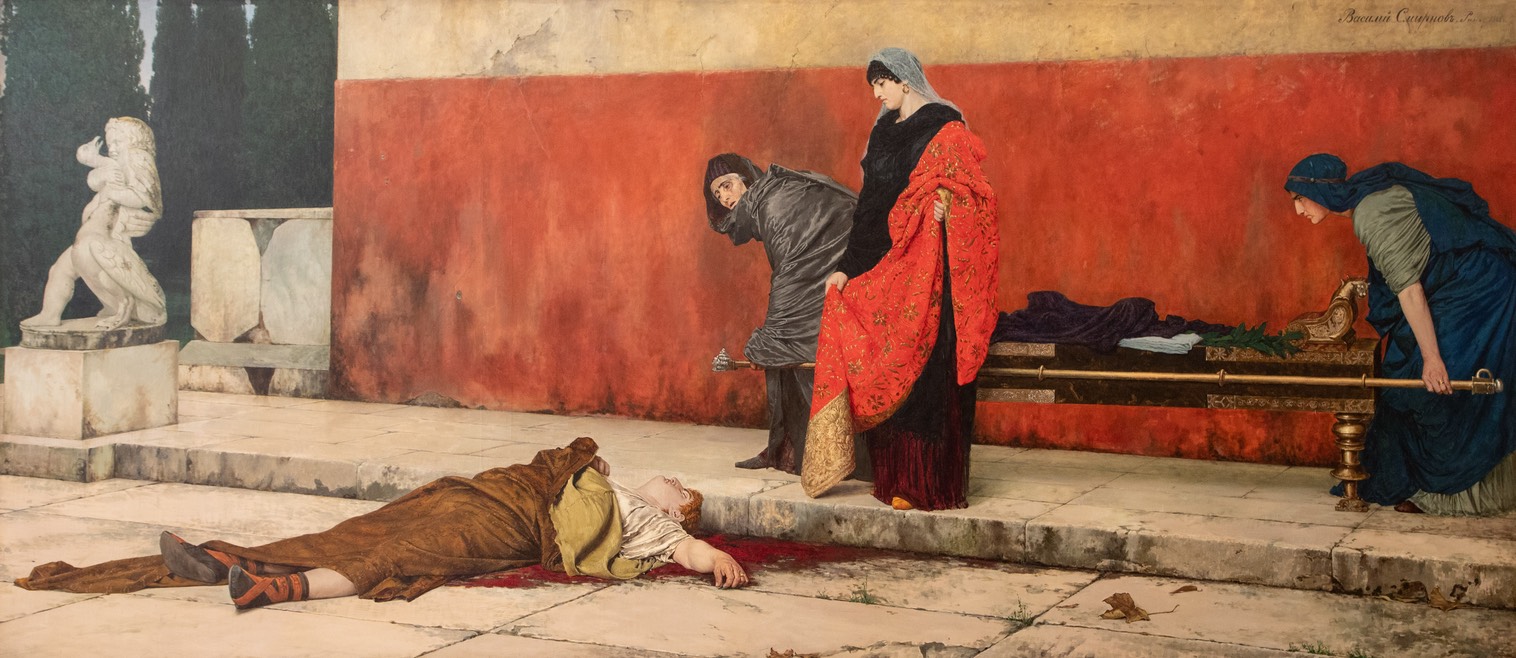 Death of Nero - Vasily Smirnov, 1888